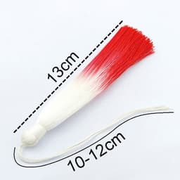 Tua rua ombre 13cm phụ kiện treo quạt gắn áo trang trí xinh xắn 8