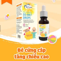 Avisure D3-MK7 ( :15ml : 20ml ; 30 ml ) d3k2 tinh khiết tự nhiên cho bé giúp tăng chiều cao, chắc xương> BUNBUN SHOP 4