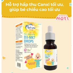 Avisure D3-MK7 ( :15ml : 20ml ; 30 ml ) d3k2 tinh khiết tự nhiên cho bé giúp tăng chiều cao, chắc xương> BUNBUN SHOP 3