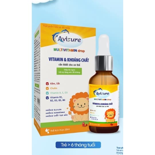 ** Avisure Multivitamin drops giúp bổ sung vitamin và khoáng chất cần thiết cho cơ thể.Giúp trẻ ăn ngon> BUNINY SHOP  $