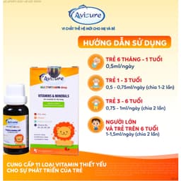** Avisure Multivitamin drops giúp bổ sung vitamin và khoáng chất cần thiết cho cơ thể.Giúp trẻ ăn ngon> BUNINY SHOP  $ 4