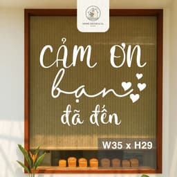 Sticker Decal Dán Chữ Trang Trí Gương - Cửa Kính Câu Slogan, Decal dán 1