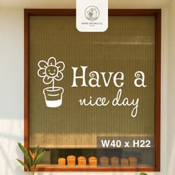 Sticker Decal Dán Chữ Trang Trí Gương - Cửa Kính Câu Slogan, Decal dán 5