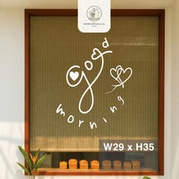 Sticker Decal Dán Chữ Trang Trí Gương - Cửa Kính Câu Slogan, Decal dán 9