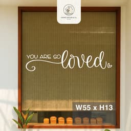 Sticker Decal Dán Chữ Trang Trí Gương - Cửa Kính Câu Slogan, Decal dán 8