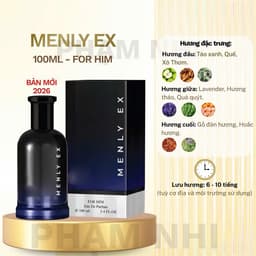 Nước hoa nam Menly Ex - SANG TRỌNG, NAM TÍNH, LỊCH LÃM (100ML) 2