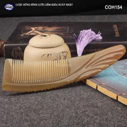 Lược Sừng Xuất Nhật Nguyên Chóp - Lược Chải Tóc Cao Cấp Dành Cho Tóc Dày 5