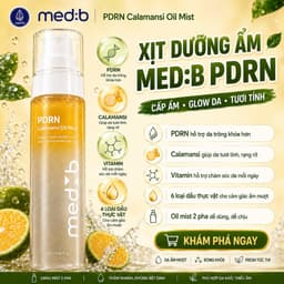 Xịt Dưỡng Ẩm 2 Pha MED:B PDRN Calamansi Oil Mist Hàn Quốc 120ml Dưỡng Ẩm Làm Da Căng Bóng Tự Nhiên 1