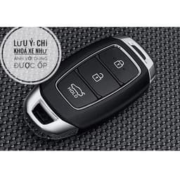 Ốp Chìa Khóa Xe Hyundai Smartkey 3 Nút TPU Dành Cho Accent 2018-2020, Kona, SantaFe Chống Trầy Xước, Chống Va Đập 2