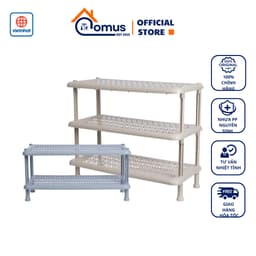 Kệ Giày Dép Việt Nhật 5515-2/5515-3, Kệ Đựng Dép Nhựa Đa Năng Gọn Gàng Tiết Kiệm Không Gian - DOMUS 1
