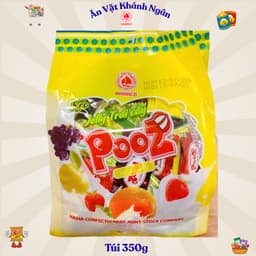 Kẹo Dẻo Jelly Trái Cây Pooz Hải Hà Gói 100g - 350g - HÀNG CHÍNH HÃNG 2