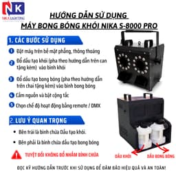 Máy Tạo Bong Bóng Khói NIKA - Máy phun bong bóng Khói Sân Khấu, Tiệc Cưới, Sự Kiện, cafe, bar 6