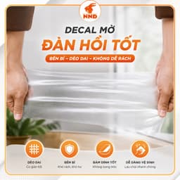 Giấy Decal Dán Kính Mờ CAO CẤP, Dán Kính Văn Phòng Chống Nhìn Trộm Khổ 1.2m 7