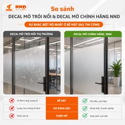 Giấy Decal Dán Kính Mờ CAO CẤP, Dán Kính Văn Phòng Chống Nhìn Trộm Khổ 1.2m 3