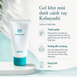 Gel Khử Mùi Vùng Dưới Cánh Tay Kobayashi Wakiguard 50g 2