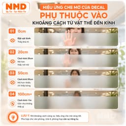 Giấy Decal Dán Kính Mờ CAO CẤP, Dán Kính Văn Phòng Chống Nhìn Trộm Khổ 1.2m 6