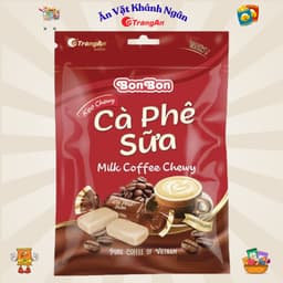 Kẹo Chew Hương Cốm Tràng An Gói 250G, Cà Phê Sữa Tràng An Gói 176G - HÀNG CHÍNH HÃNG 3