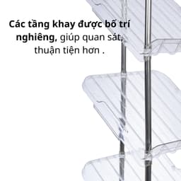Kệ Giày Dép Inox 4 Tầng, Giá Đựng Giày Dép Đa Năng Chắc Chắn Tiết Kiệm Diện Tích - DOMUS 4