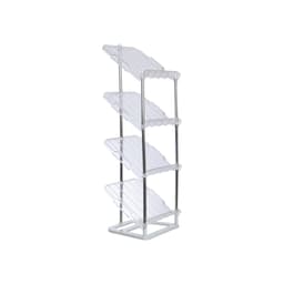 Kệ Giày Dép Inox 4 Tầng, Giá Đựng Giày Dép Đa Năng Chắc Chắn Tiết Kiệm Diện Tích - DOMUS 6