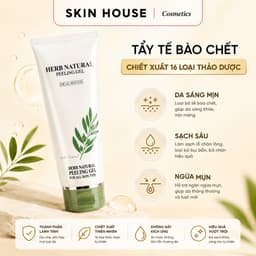 Gel tẩy tế bào thảo dược Dr Pepti 130ml ngừa mụn, sáng da Skin House 1