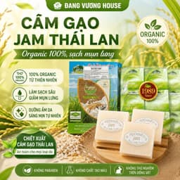 Xà Phòng Cám Gạo Thái Lan JAM RICE MILK SOAP 65gr 1
