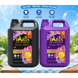 Nước Giặt Xả Paris Luxury Perfume 5IN1 Can 5Kg – Hương Nước Hoa Cao Cấp, Đánh Bay Vết Bẩn, Lưu Hương Lâu, Tiết Kiệm 1