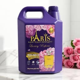 Nước Giặt Xả Paris Luxury Perfume 5IN1 Can 5Kg – Hương Nước Hoa Cao Cấp, Đánh Bay Vết Bẩn, Lưu Hương Lâu, Tiết Kiệm 8