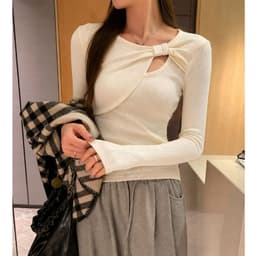 [Có Bigsize 45-85kg] Áo Thun Nữ Limo Tay Dài Form Ôm Thun Gân Tăm Mềm Mại Tôn Dáng MS530 4