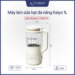 Máy làm sữa hạt đa năng Kaiyo KNM-411 dung tích 1000ml lưỡi dao 8 cánh- Thương Hiệu Nhật Bản 1