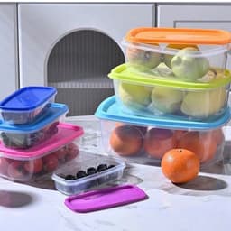 Hộp Nhựa Cao Cấp Đựng Thực Phẩm 7 Món Bảo Quản Thức Ăn - Hộp Đựng Thực Phẩm 2