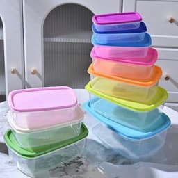 Hộp Nhựa Cao Cấp Đựng Thực Phẩm 7 Món Bảo Quản Thức Ăn - Hộp Đựng Thực Phẩm 7