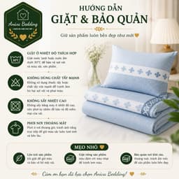 Bộ Ga Gối Lụa Tencel 4 Món Aniva Bedding 1m6x2m - Ga Bọc Nệm Cao 5-25cm, Vỏ Gối Ôm Khóa Kéo, Mềm Mại Thoáng Mát 8