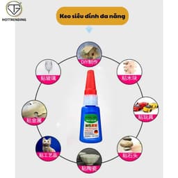 ( Hot và Hót ) Combo 5 Lọ Keo Dán Đa Năng Oi.ly Glue Siêu Dính Gấp 50 Lần Keo Thường Trên Mọi Bề Mặt TN92 4