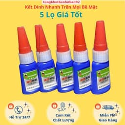 ( Hot và Hót ) Combo 5 Lọ Keo Dán Đa Năng Oi.ly Glue Siêu Dính Gấp 50 Lần Keo Thường Trên Mọi Bề Mặt TN92 2