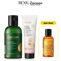 [DOSI] COMBO DU LỊCH Dầu Gội Bưởi + Sửa Rửa Mặt Sen Cocoon TẶNG Gel Tắm Đường Thốt Nốt 3x50ml 1