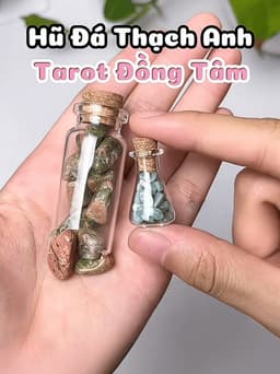 Hũ Đá Thạch Anh Phong Thủy Tự Nhiên TAROT ĐỒNG TÂM May Mắn Tài Lộc Tarot Healing Thiền Định 7