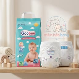 bịch 50 miếng bỉm Goobee cao cấp gấp 3 khả năng khoá ẩm, không chất ngây hại, an toàn dịu nhẹ cho bé 1