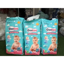bịch 50 miếng bỉm Goobee cao cấp gấp 3 khả năng khoá ẩm, không chất ngây hại, an toàn dịu nhẹ cho bé 6