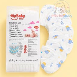 combo 100 bỉm HipBaby Care  đủ Size cho bé 1