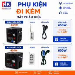 Máy phun tia lửa lạnh NIKA LIGHTING 450W 600W điều khiển DMX cho sân khấu, tiệc cưới, sự kiện 2
