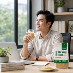 Đậu xanh tách vỏ hữu cơ C'LaVie 200g (Gói) 6