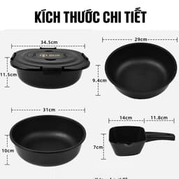 Bộ Thau Trộn Mồi Câu Cá Mingtu 4 Món Cao Cấp Gồm 3 Và 1 Gáo Múc Nước Kèm Nắp Đựng Tiện Lợi 2