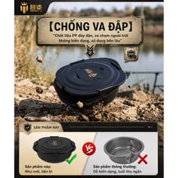 Bộ Thau Trộn Mồi Câu Cá Mingtu 4 Món Cao Cấp Gồm 3 Và 1 Gáo Múc Nước Kèm Nắp Đựng Tiện Lợi 3