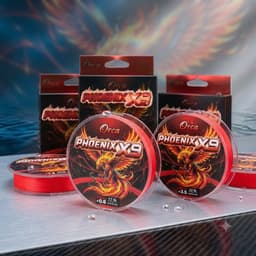 HOT HOT  --- Dòng Dây PE ORCA Phoenix X9 - ( Phượng Hoàng Lửa )  Dây được hình thành từ chất liệu 100% UHMW Polyethylene 2