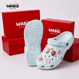 [Tặng Charm + Móc Khóa Chính Hãng] Dép Sục Kim Cương WABIS V3 Đế Cao 3cm Chống Nước Chống Trượt [WUC-V3] 8