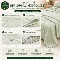 Mền Thun Lạnh Điều Hòa Hàn Quốc 1 Màu Aniva Bedding 2mx2m2 - Mền Hè Mát Lạnh, Không Dồn Gòn, Mềm Mịn, Thoáng Khí 5
