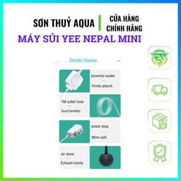 Sủi oxy bể cá Yee [siêu êm gắn kính] 3