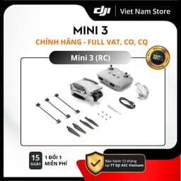 [Full VAT, CO, CQ] Chính Hãng Flycam DJI Mini 3 | camera quay 4K HDR, 249g, bay lên đến 38 phút 3
