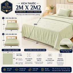 Mền Thun Lạnh Điều Hòa Hàn Quốc Aniva Home 2mx2m2 – Mềm Mịn, Mát Lạnh, Thoáng Khí, Dùng Quanh Năm 4