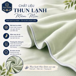 Mền Thun Lạnh Điều Hòa Hàn Quốc Aniva Home 2mx2m2 – Mềm Mịn, Mát Lạnh, Thoáng Khí, Dùng Quanh Năm 2